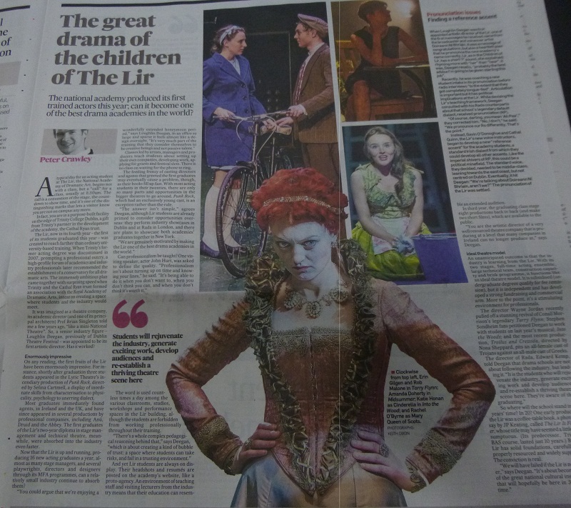 Irish Times Feature