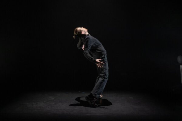 Dancer /  Choreographer Kristóf Nagy, Lighting Design Dance Project 2026. Lighting Design Daisy Long. Photographer Ste Murray